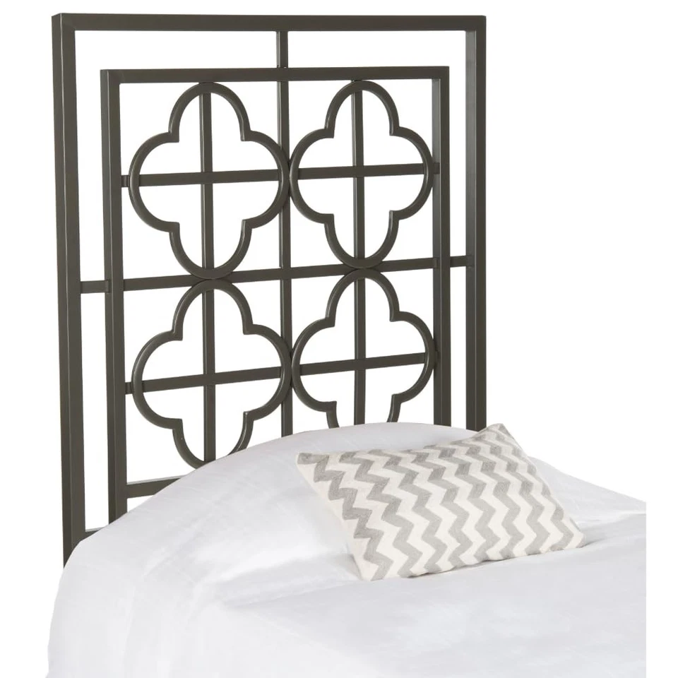 Home Collection Lucina Gunmetal Headboard, Queen - Image 4 of 4