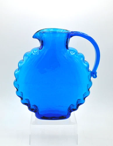 Vintage Blenko Glass Pitcher - #6147 - Husted Design 1961