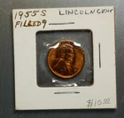 1955-S Lincoln Wheat Cent Filled 9 Date Variety Vintage Attribution (NJL029899)