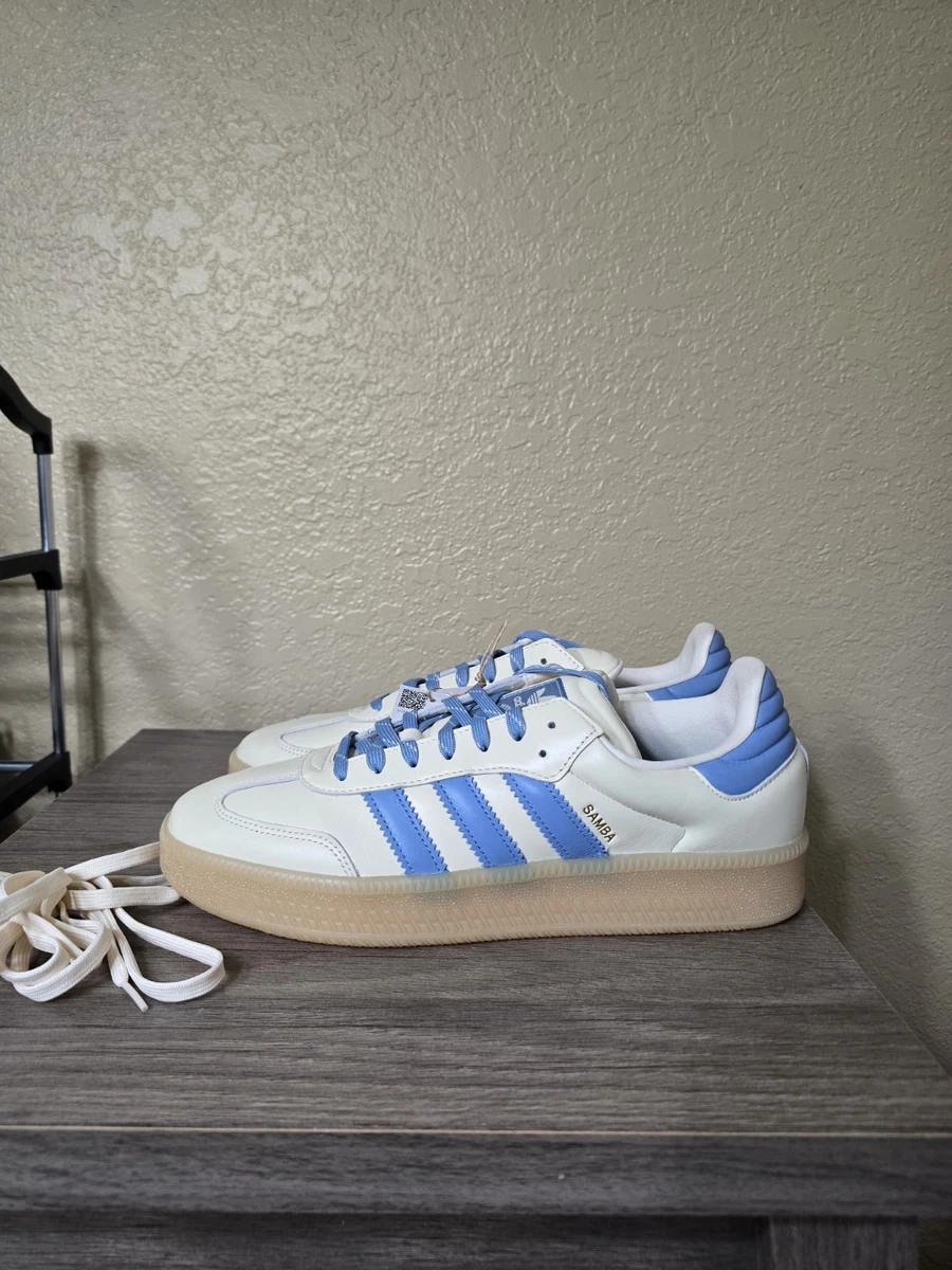 Adidas Samba XLG Wonder White Ash Blue for sale | eBay