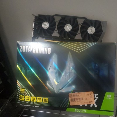 ZOTAC GAMING GeForce RTX 3070 Ti Trinity OC 8GB GDDR6X Graphics Card
