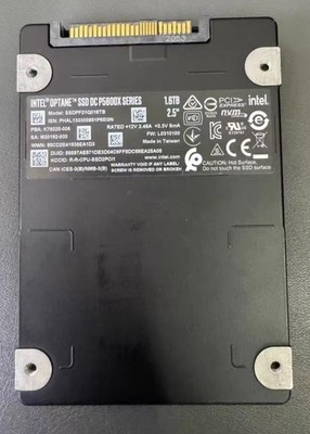 Intel Optane SSD DC P5800x 1.6TB U.2 2.5''NVME PCIe SSDPF21Q016TB 95-100% Health