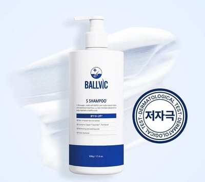 NEW BALLVIC S Scalp Shampoo for Men 500ml pH 5.5 Anti-Inflammatory Soothing Care