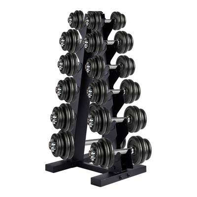 Dumbbell Rack Stand Only 6 Tier 500LBS Capacity Weight Rack Strength Training