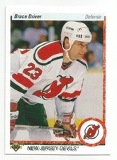 BRUCE DRIVER 1990-91 UPPER DECK CARD NM-MT CONDITION NEW JERSEY DEVILS