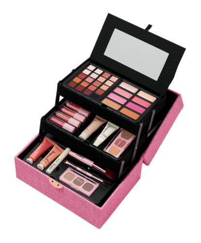 Ulta Beauty Box (pink) "So Posh edition" 45 Pcs Makeup Kit Collection Ret. $220 - Imagen 1 de 11
