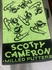 Scotty Cameron Wasabi Warrior Peace Surfer Golf Towel / Japan M G NEW