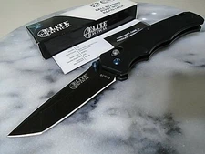 Elite Tactical Ball Bearing Axis Lock Tanto Pocket Knife 8Cr13 G10 ET-1024DSW