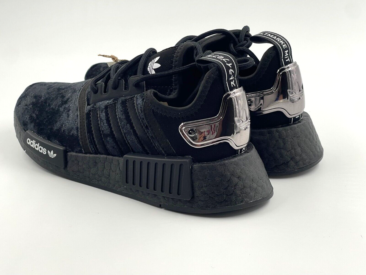 adidas gazelle silver green womens Shop Black Mens NMD R1 Lace Up Sneakers – Shoebacca main image 1