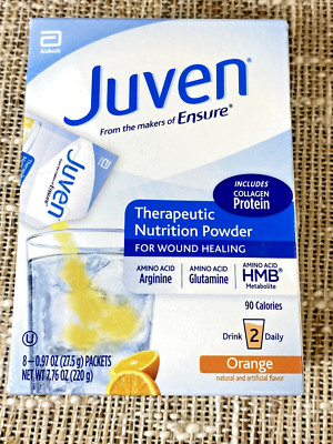 Juven Therapeutic Nutrition Drink Mix Powder Wound Healing Support 8 Ct **READ**