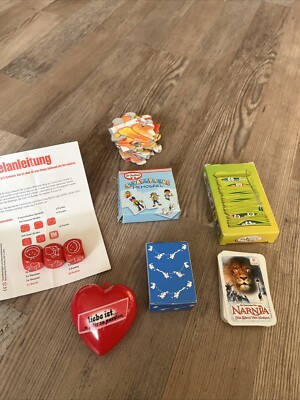 Mini Spiele Sammlung (Quartett, Puzzle, Würfelspiel, Memory)