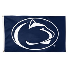Penn State Nittany Lions Blue Background Team Logo Flag 3x5 FT Banner
