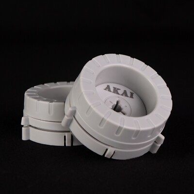 AKAI REEL HUB ADAPTER 2個セット 2X Pro Metal Red AKAI NAB Hub Adapters For Open Reel to Reel