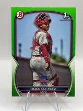 2023 Bowman Rickardo Perez 1st Neon Green Border Paper Prospect #/399 Phillies
