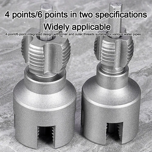 Internal/External Thread Pvc Pipe Threader Kit Waterpipe Tapping Tool - Picture 5 of 21