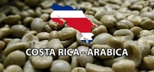 5 LB COSTA RICA, COSTA RICAN, UNROASTED GREEN COFFEE BEANS FIVE POUND - ARABICA 