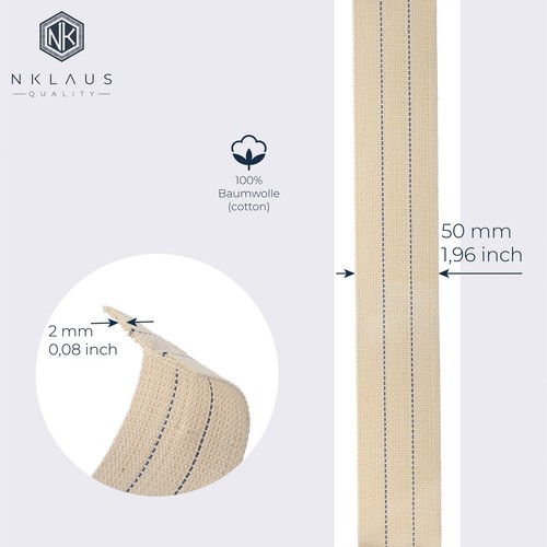 10 Meter Docht Flach Petroleumlampe Öllampe Sturm Brenner Laternet 50mm 1306 - Bild 2 von 2