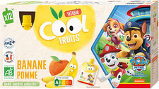 Cool Fruits - Gourdes La Pat' Patrouille Banane Pomme - 12 X 90 G - BIO