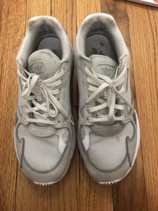 adidas falcon white beige