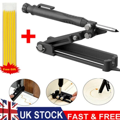 QNGENET Multi-function Scribing Tool- Construction Scribe Tool with Pencil Refill