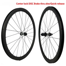 Carbon Wheels 35mm-88mm Depth Clincher Cyclocross Road Bike Wheelset Disc Brake