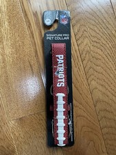 NFL signature pro pet collar New England Patriots NWT size M