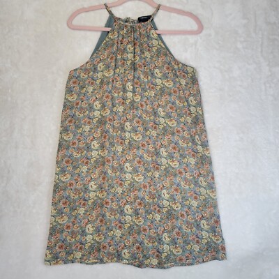 linen halter mini dress Molly 100% Linen Halter Mini Dress Olive / M