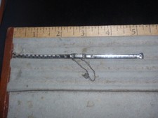 Hook end 5mm C Ring 10K White Gold 1/20 Filed Watch Band Twist-OFlex 5" #HB K107