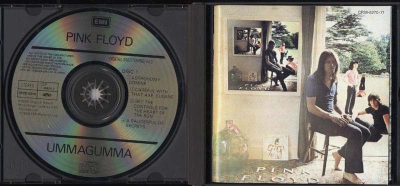 PINK FLOYD Ummagumma JAPAN 1st Press 1987 2 CD CP28-5270/1 RARE