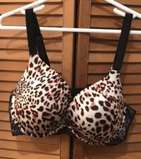 Joyspun Smoothing T-Shirt Bra Women  s 42D Animal Print Lined Underwire JS658