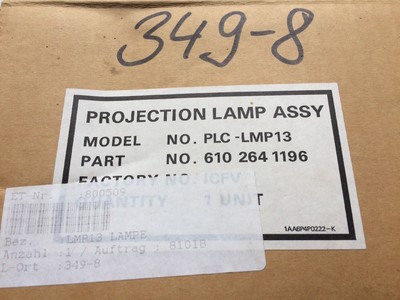 Projektorlampe PLC-LMP13 für Sanyo PLC-550 M/ME/MP
