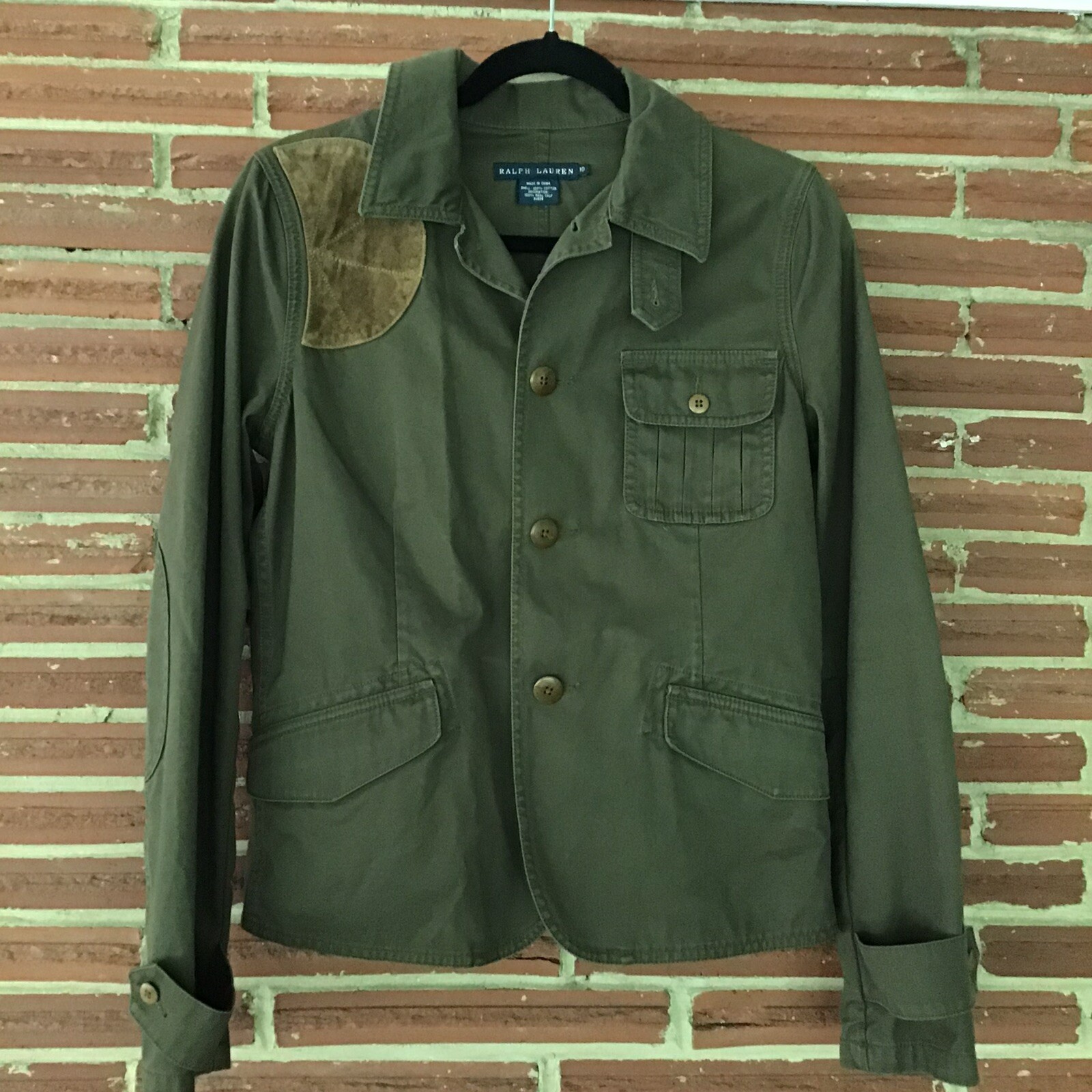 Ralph Lauren Women Sz 10 Shirt Jacket 