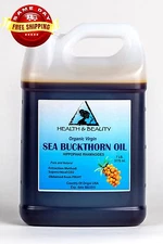 SEA BUCKTHORN OIL UNREFINED ORGANIC by H&B Oils Center CO2 EXTRACTED PURE 7 LB