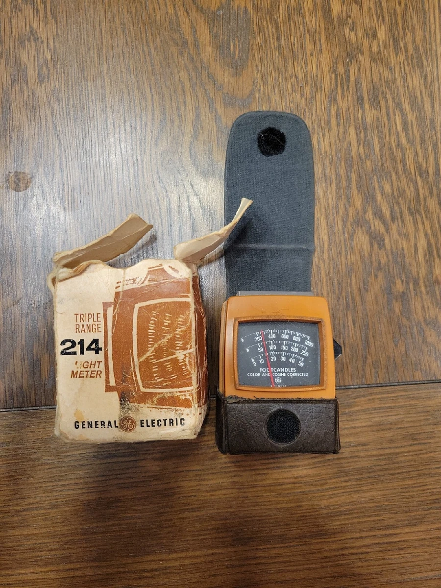 General Electric Light Meter Footcandles Shelly Lighting