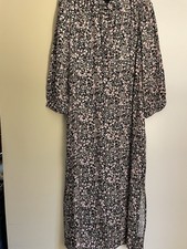 J. Crew Womens Tie-waist shirtdress in fall garden floral removable belt 4 BA943