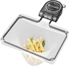 Kitchen Sink Strainer with Filter Mesh Bag, Food Waste Filter Basket, Suction Cu