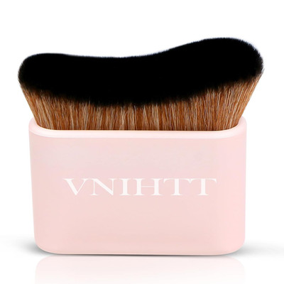 Kabuki Self Tanner Applicator Brush for Face and Body | Soft Vegan Bristles for