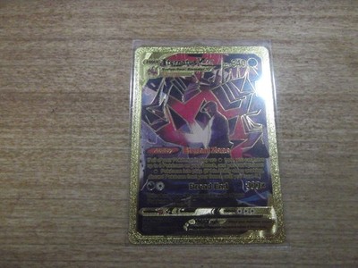Eternatus Vmax Gold Foil Fan Art Vinyl Textured Collector Pokemon Card