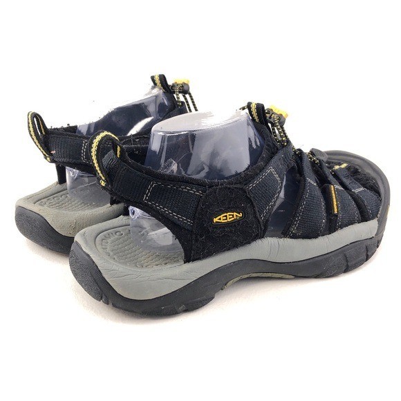 Sandali da trekking impermeabili Keen Newport H2 da uomo taglia 11 EUR 44 5 nero grigio pietra