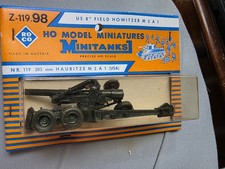 Roco Minitanks 1/87 Scale US 8" Field Howitzer M2 A1 Z-119 New in Package