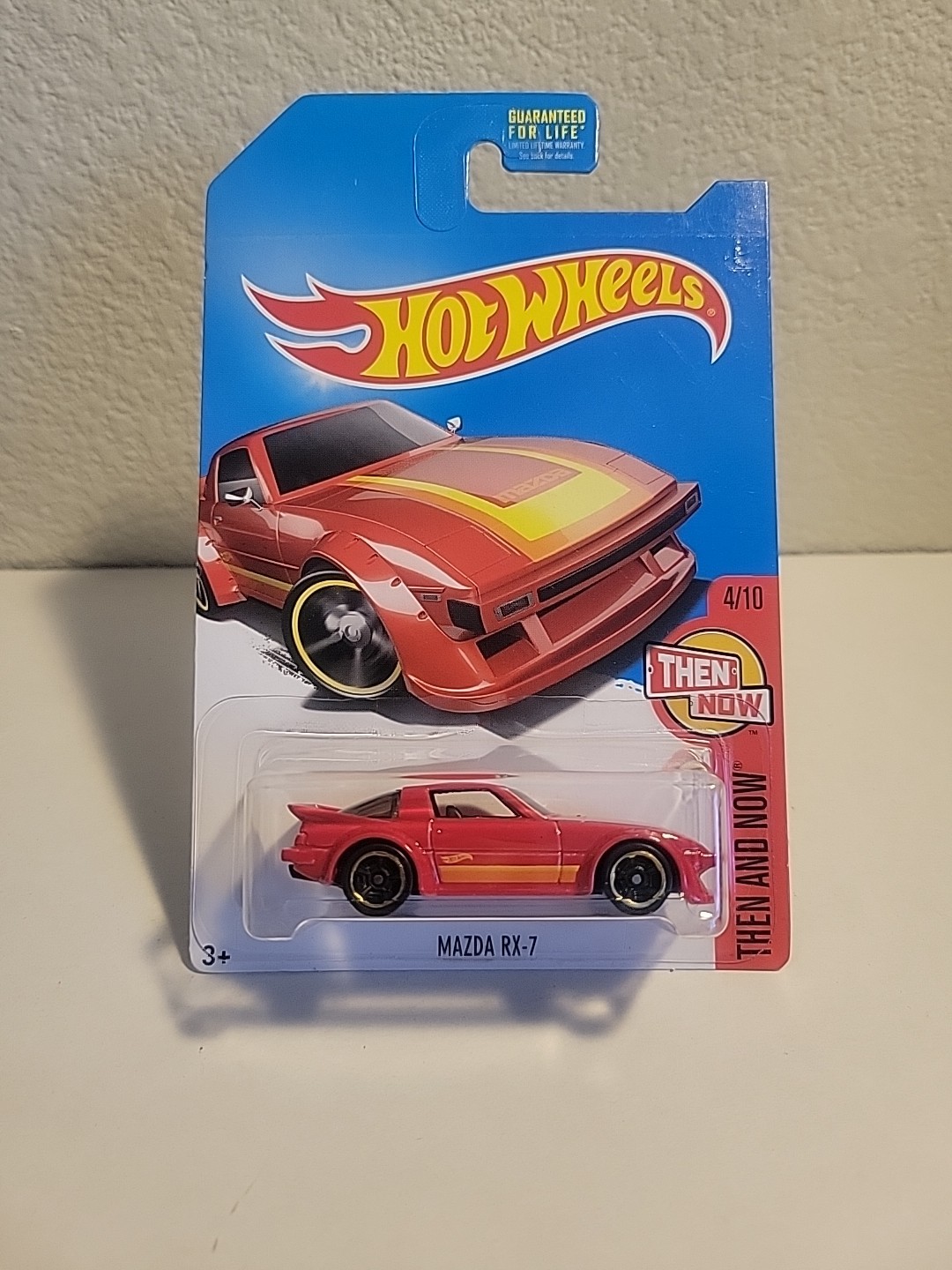 Hot Wheels Mazda RX-7 Red 2015 Then & Now SMALL BLEMISH ON CARD SEE PICS 