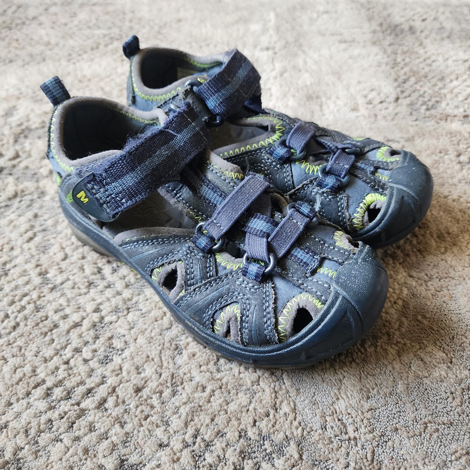 Merrell Hydro Hiker Trail 11 W sandali da trekking scarpe giovani blu verde