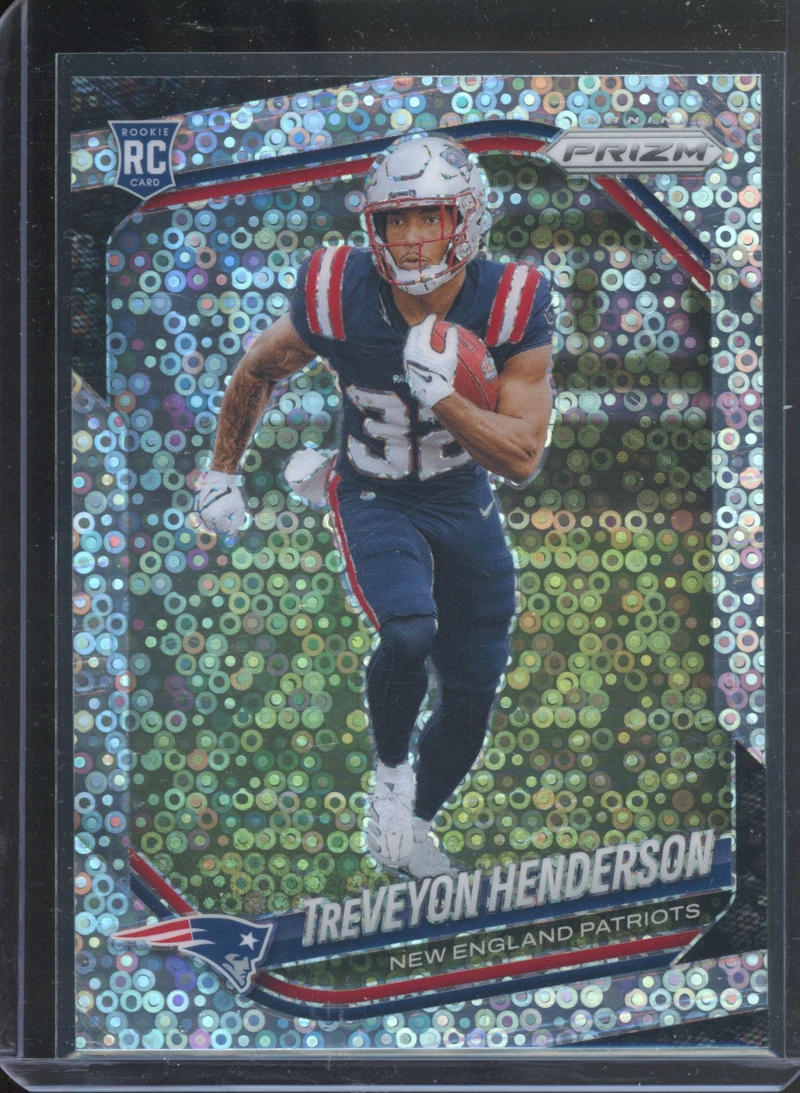 2025 Panini Prizm TREVEYON HENDERSON #343 RC Rookie Silver Disco No Huddle