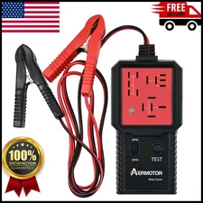 Automotive Relay Tester - 4 & 5 Pin 12V Auto Diagnostic Tool, Small Handheld DIY