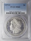 1879-S US Morgan SIlver Dollar PCGS Mint State 63 (Proof-Like)