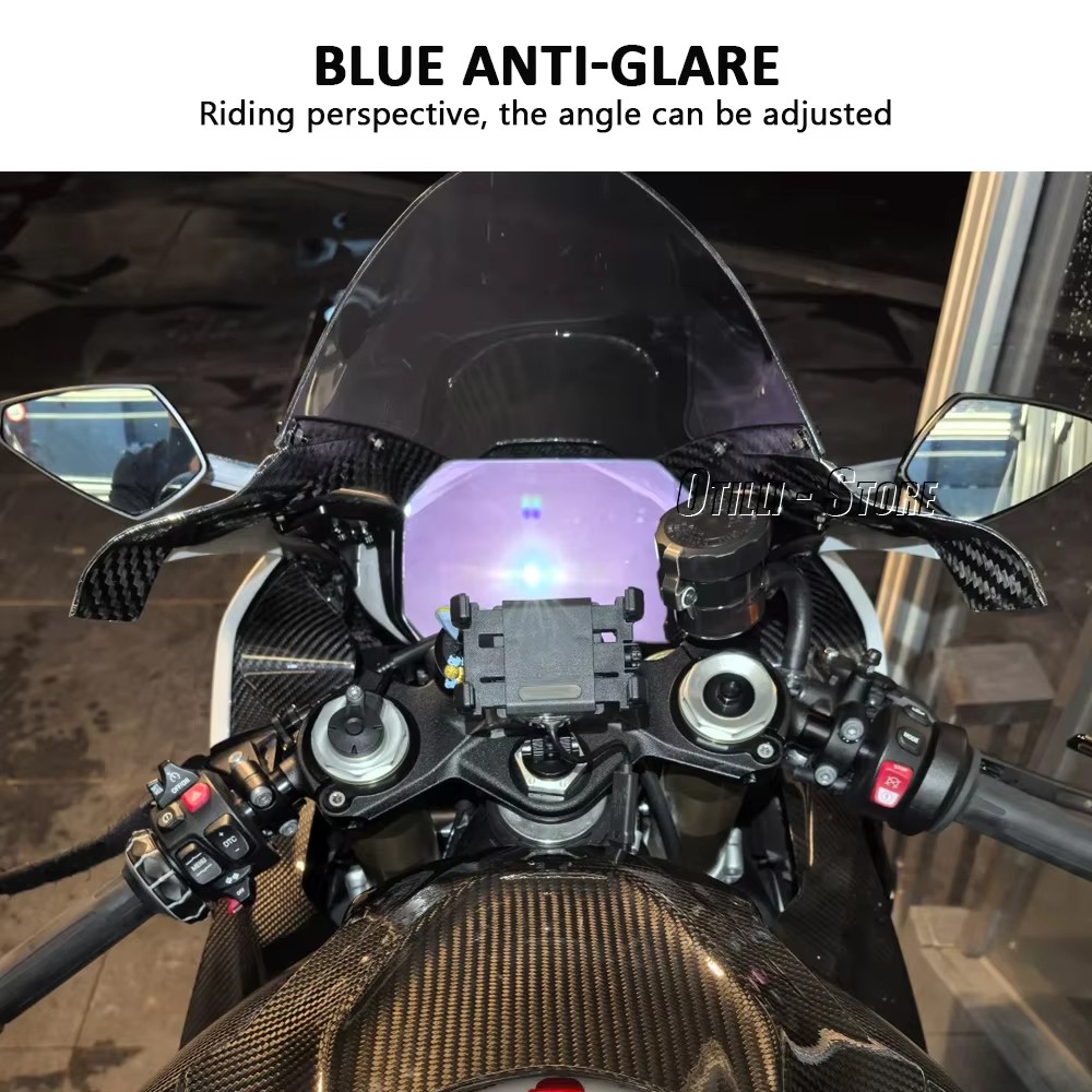 Rearview Mirrors With Turn Signals Motorcycle LED Kit For BMW S1000RR 2019-2025