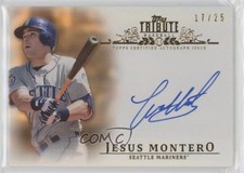 2013 Topps Tribute Auto Orange 17/25 Jesus Montero #TA-JMO Auto 0n7b
