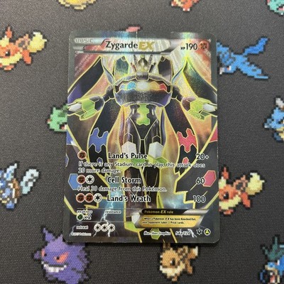 Zygarde EX 54a/124 MP -Alternative Art Pokemon Card- Fates Collide (4z)