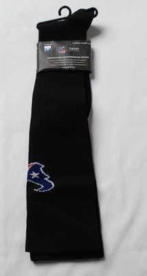 Houston Texans Unisex Pro Compression Graduated Socks BM7 Navy Size: Large/XL