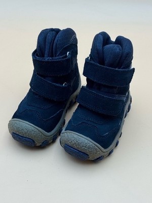 Bartek kids' snow winter boots in dark blue. Toddler Size 5